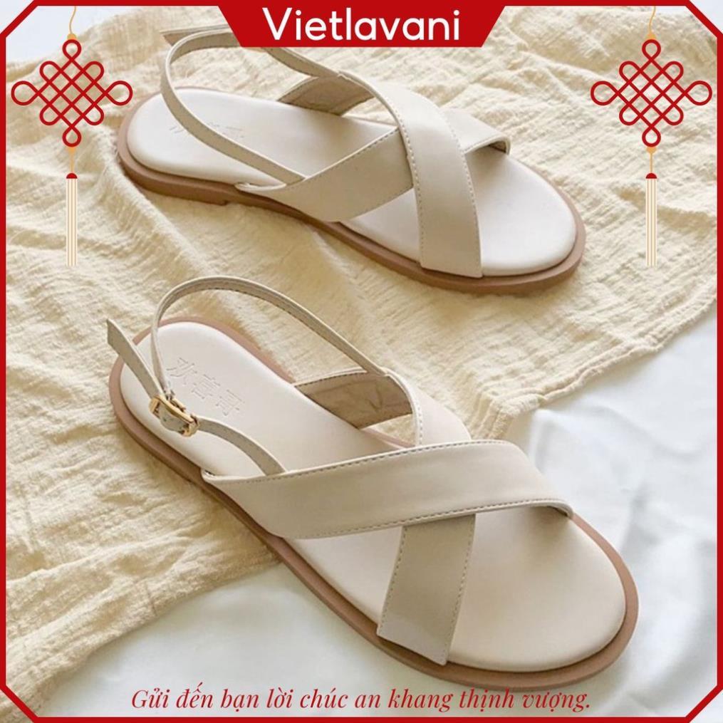 Hot 2023 Giày nữ sandal Quai Chéo Bảng To Mã S15 Phong Cách Trẻ Trung Trend 2020