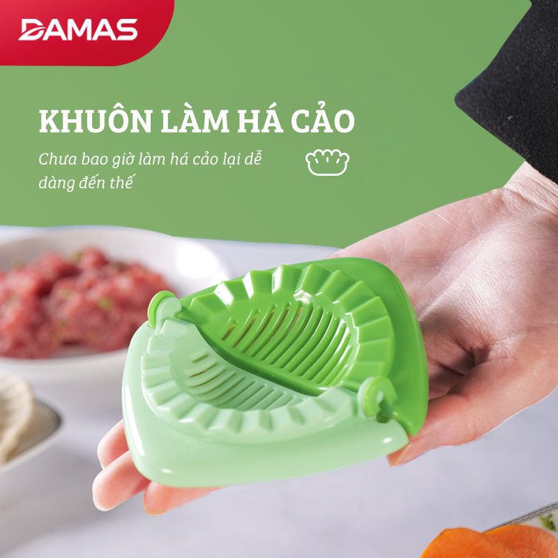 Khuôn Làm Bánh Há Cảo , Bánh Gối DAMAS Y566 - Giúp việc làm bánh há cảo, bánh gối dễ dàng hơn bao giờ hết - Chất liệu nhựa cao cấp an toàn cho sức khỏe