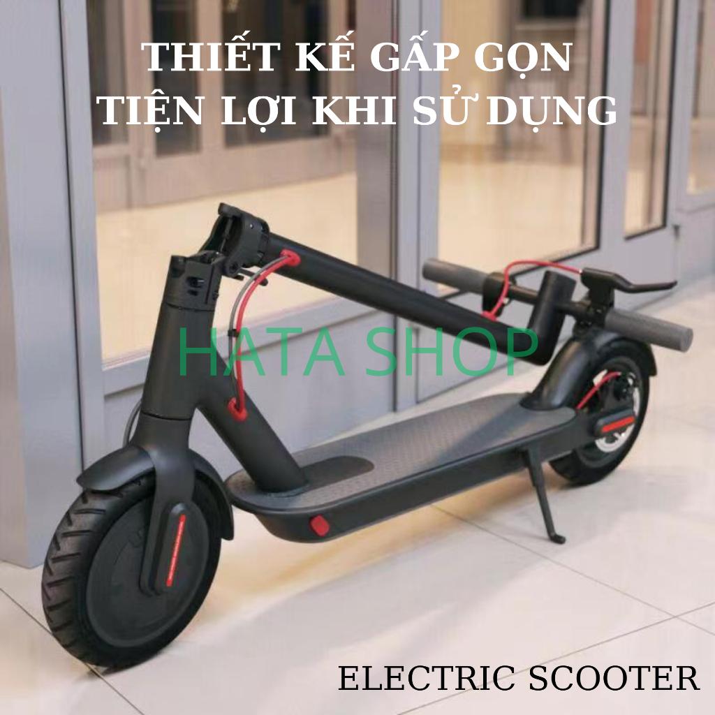 Xe Điện Thông Minh #HT01 bản PRO Electric Scooter Gấp Gọn Tốc Độ 35km/h khoảng Cách 35km Pin Sạc 48V10A Cao Cấp