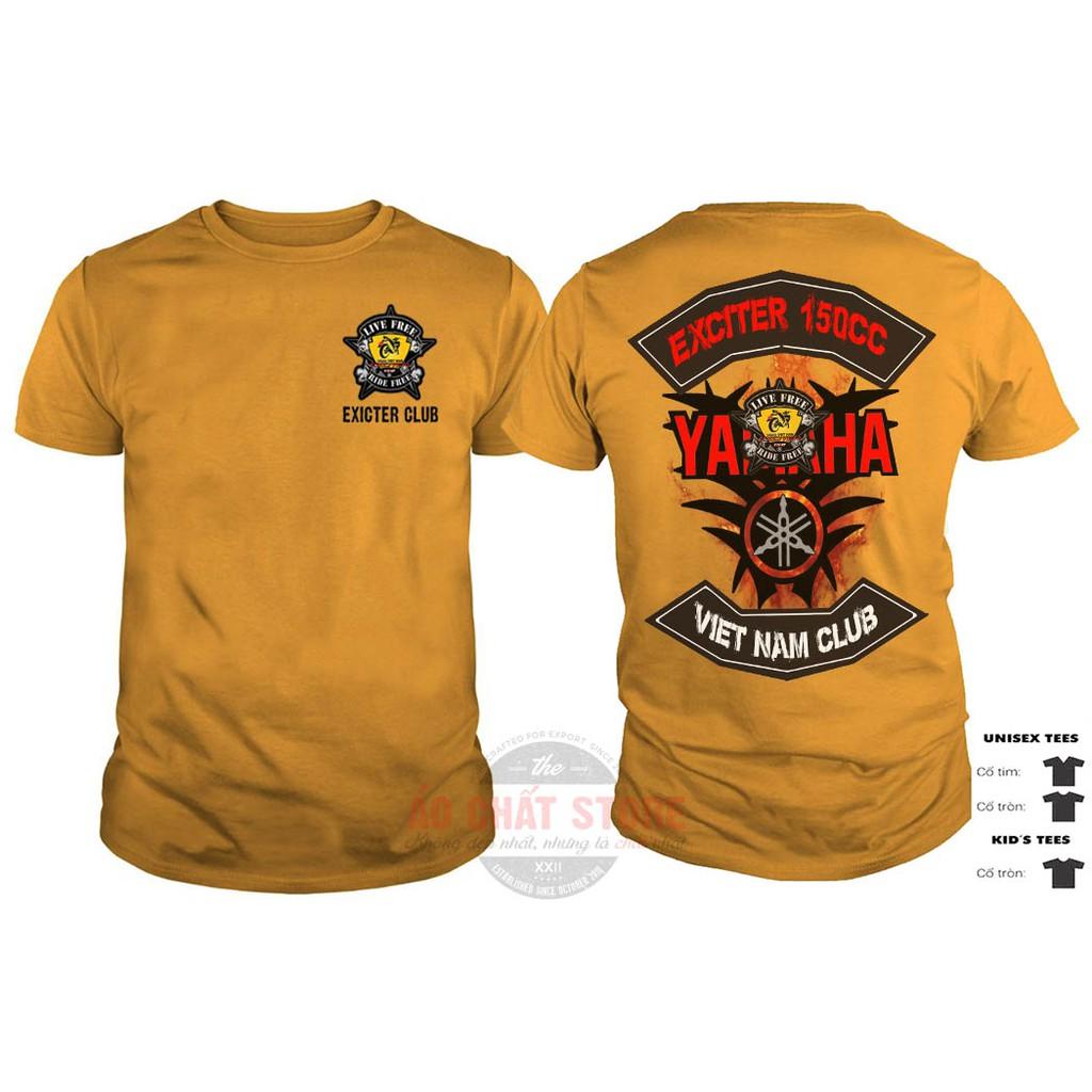 Áo Thun Biker Exciter Yamaha Club | Áo Biker Đi Phượt | Racing Tshirt