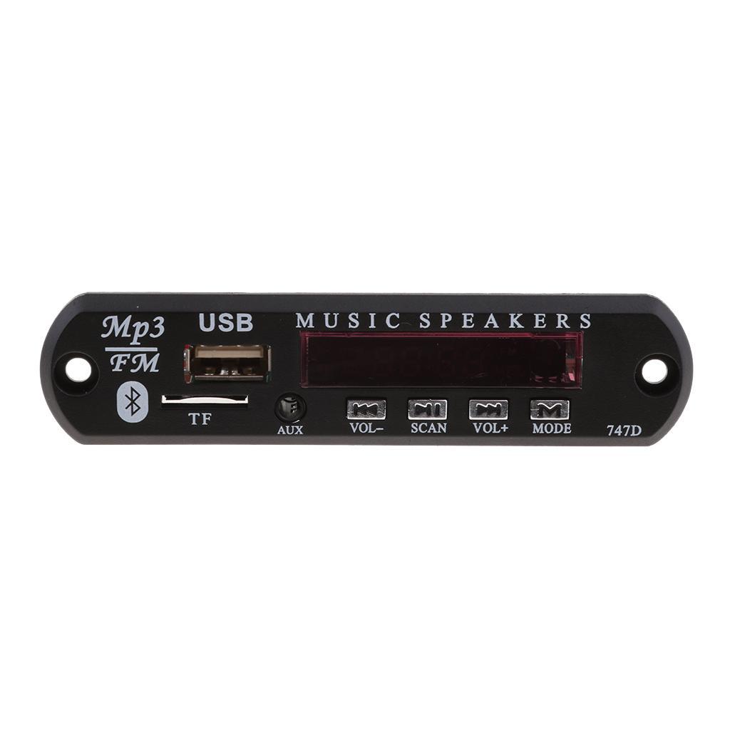 DC 12V Car Audio Wireless USB FM TF ,WAN,WMA, Board