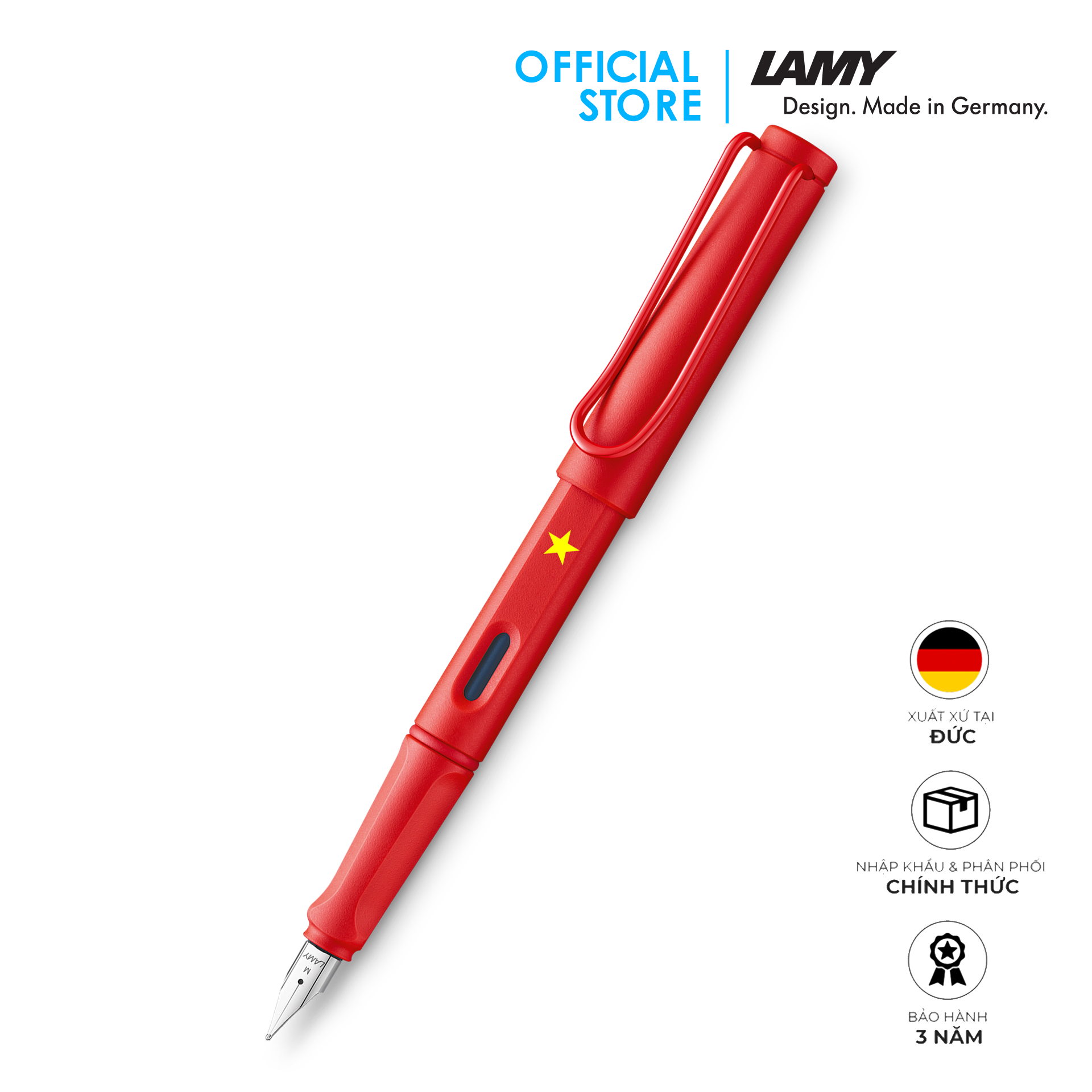 Bút máy LAMY safari Strawberry Yello Star (Phiên bản đặc biệt 2022)