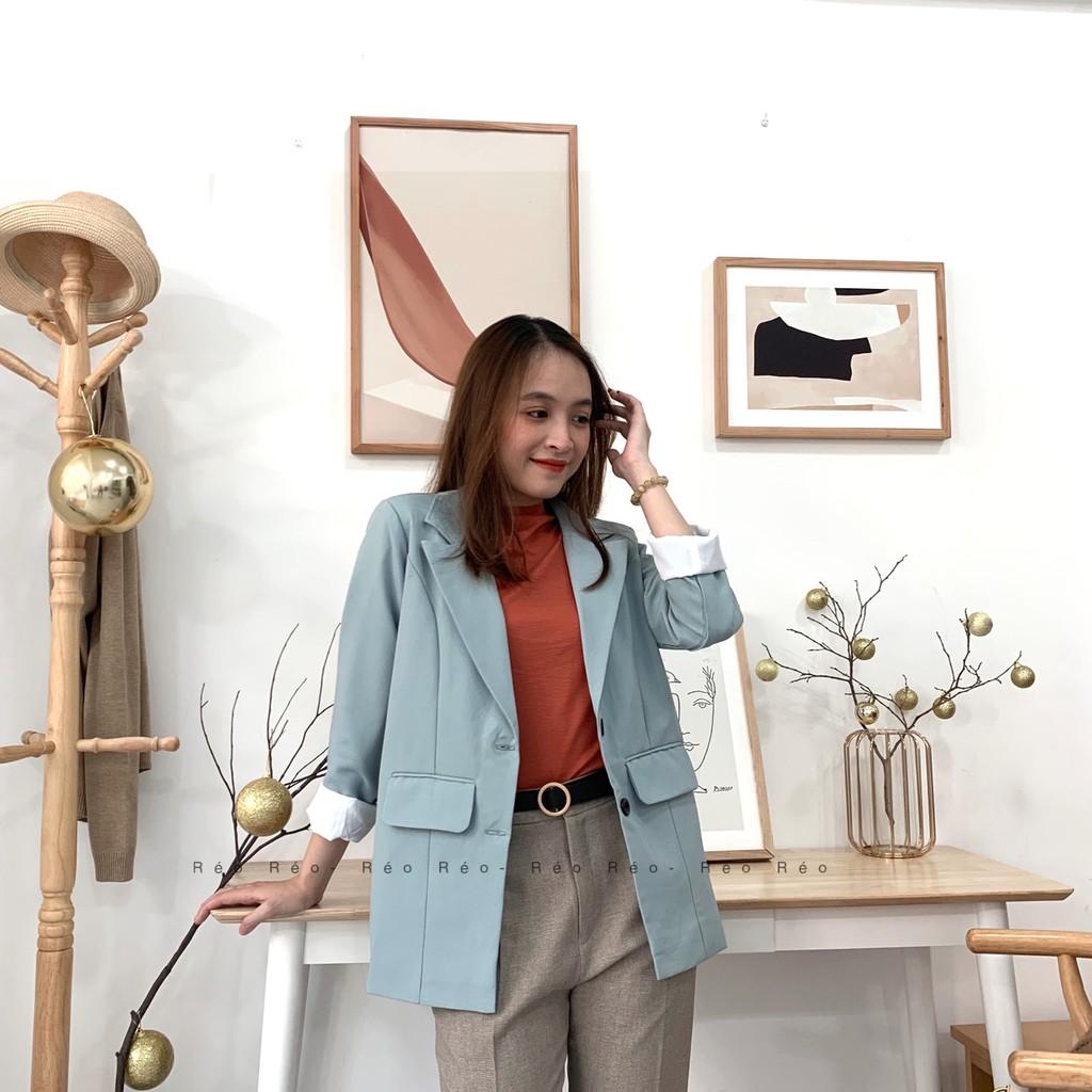 Áo blazer 2 lớp trẻ trung, Sang Trọng, Chất dày dặn, đa phong cách, kết hợp Jeans, short, Đầm váy vô cùng dễ dàng