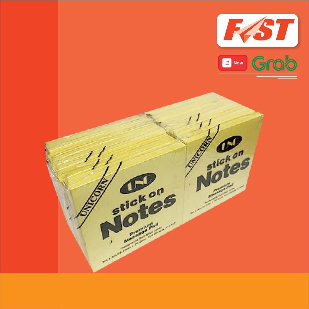 Giấy Note UNC 3x4 - 100 tờ