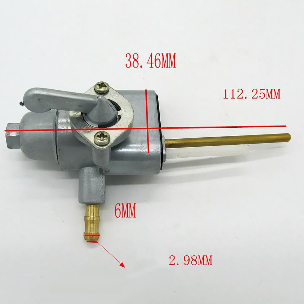 Fuel Tank Tap Valve Petcock Switch Assembly for Motorcycle
