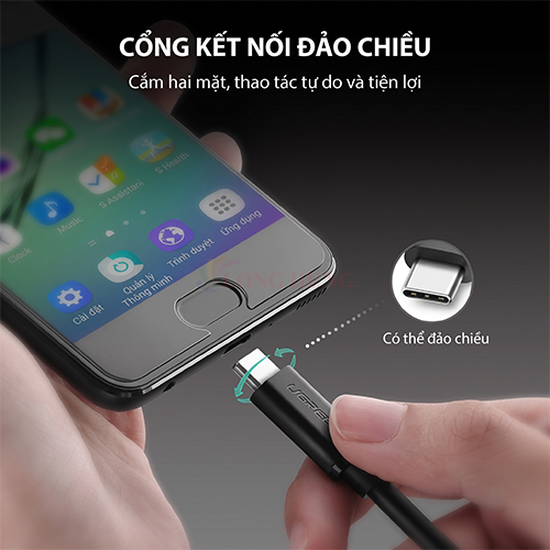 Cáp USB Type-C to Type-C Ugreen 3A 1.5m 60W 50998 - Hàng chính hãng