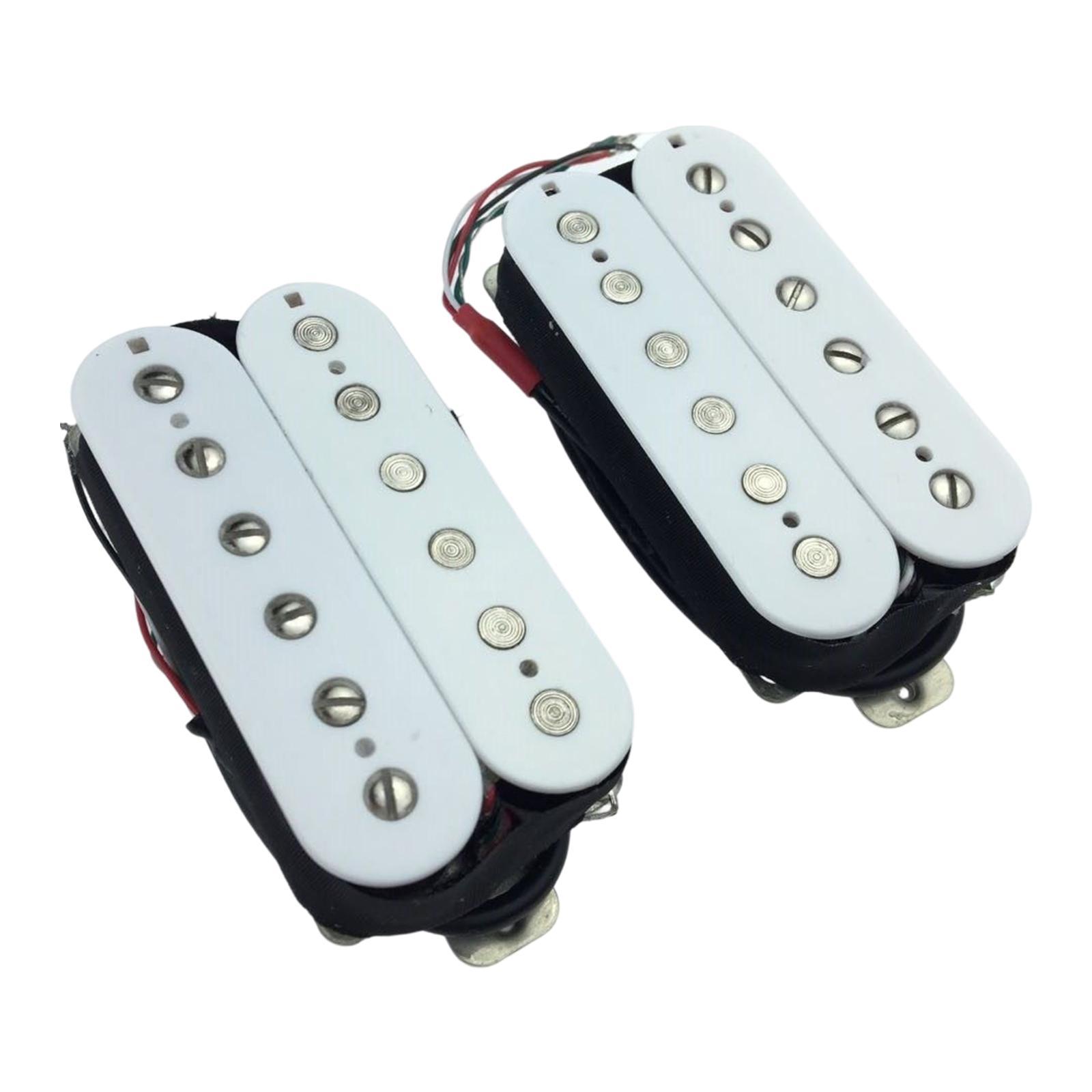 2 Pieces Guitar Pickup Double Coil Humbucker Low Noise for Electric Guitar