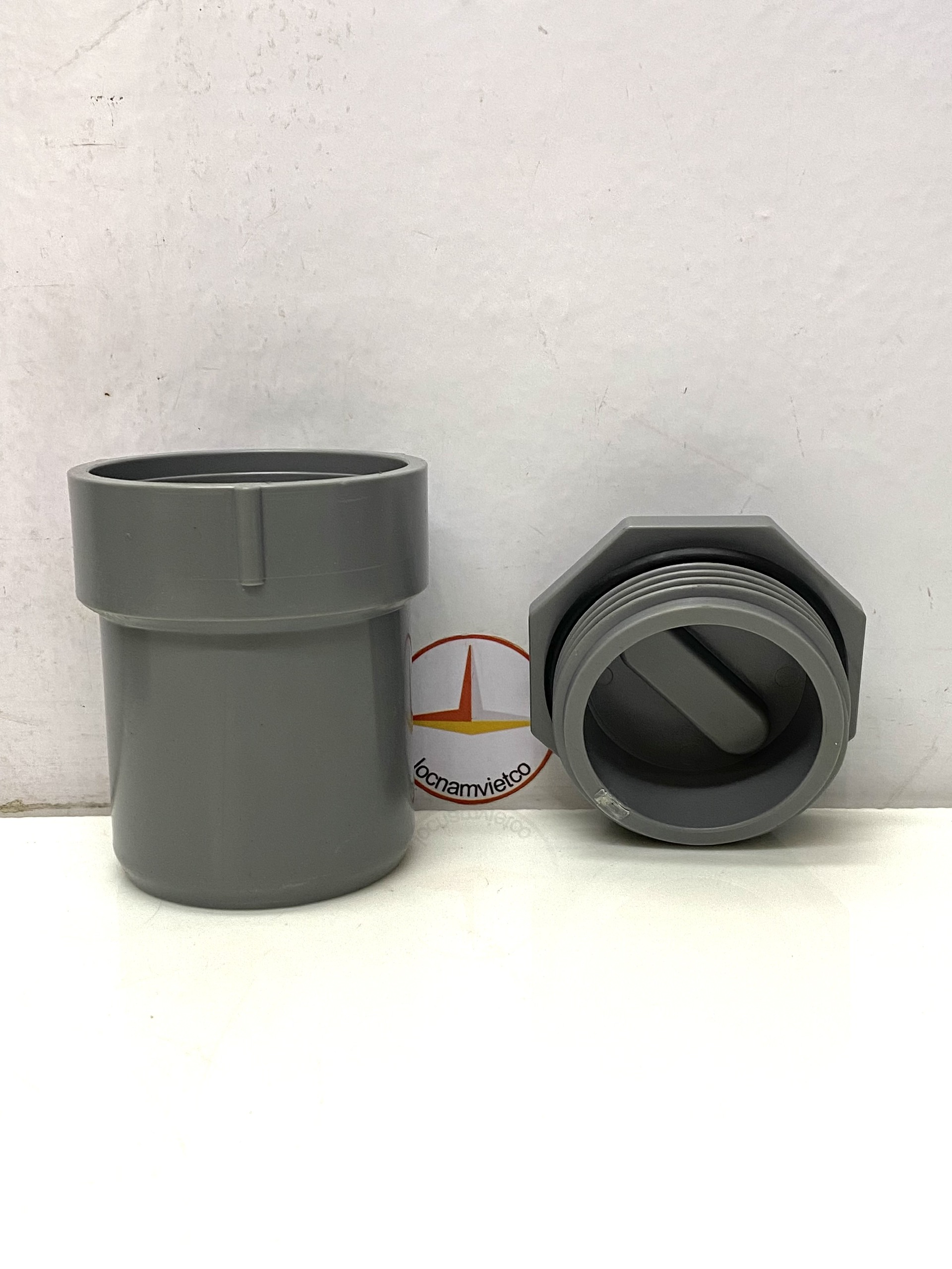 Bít xả  ren trong 76 nhựa PVC –BXRT76