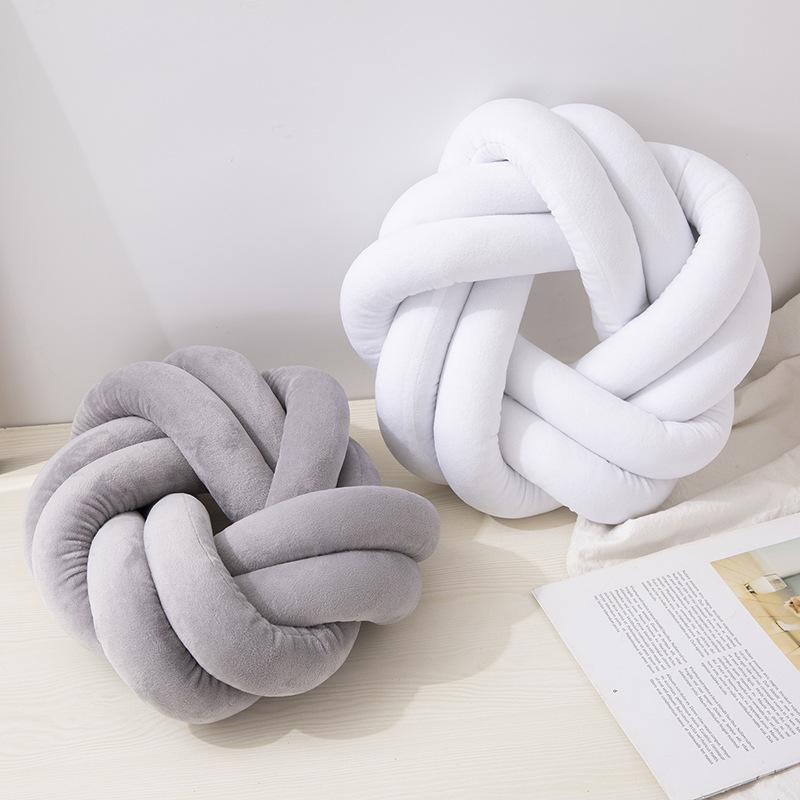 Ins Sofa Gối Tay Dệt Đệm Cho Phòng Khách Trang Trí Nhà Giường Thú Nhồi Bông Gối Thắt Nút Đệm Chắc Chắn Xe Ô Tô lưng Ghế