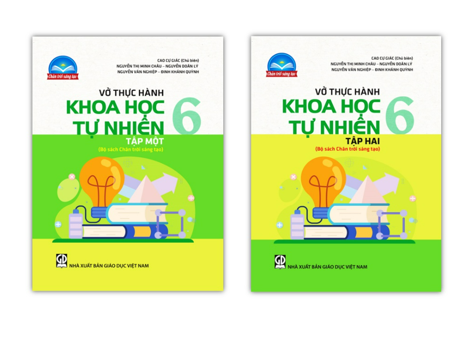 Sách - Combo Vở thực hành Khoa học tự nhiên 6 - Tập 1 + 2