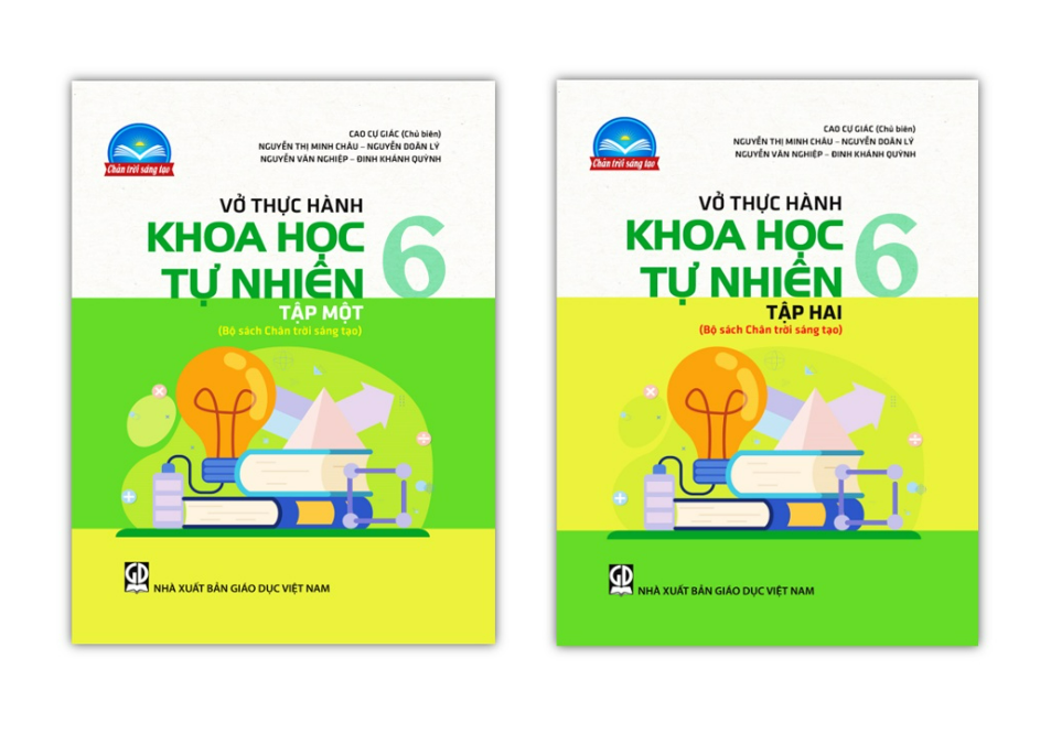 Sách - Combo Vở thực hành Khoa học tự nhiên 6 - Tập 1 + 2 (Bộ sách Chân trời sáng tạo)