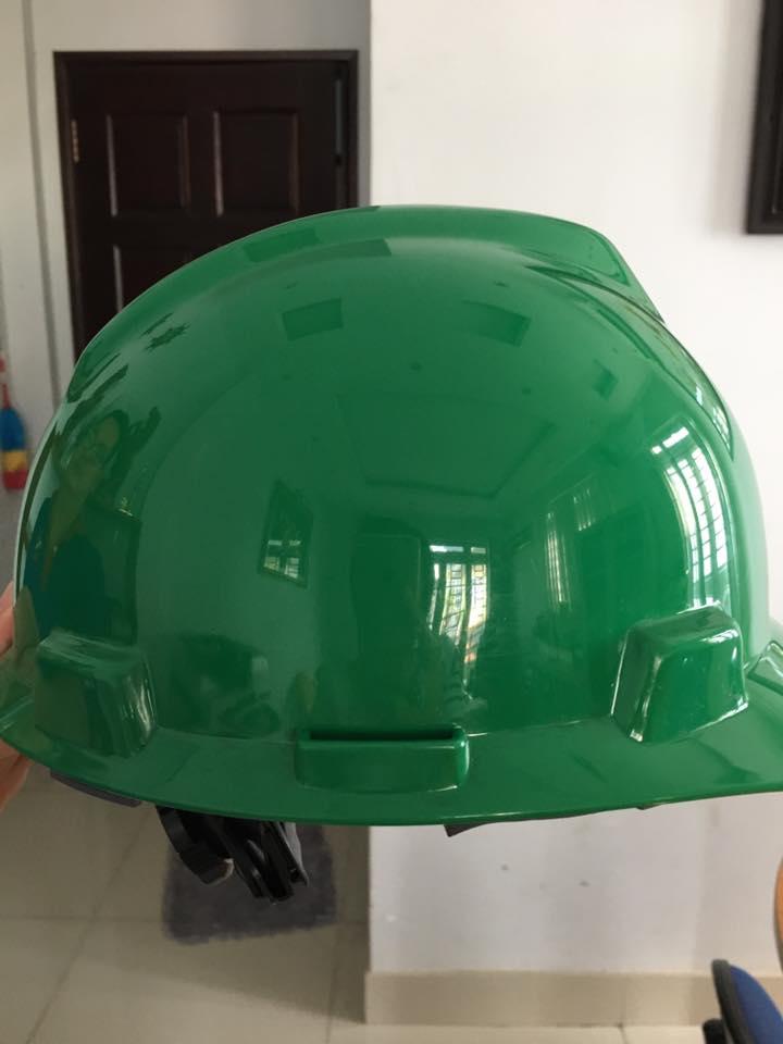 NÓN BẢO HỘ V-GARD NÚT VẶN, HÃNG MSA - MỸ, CÓ CÁC MÀU: ĐỎ, XANH LÁ, VÀNG, TRẮNG