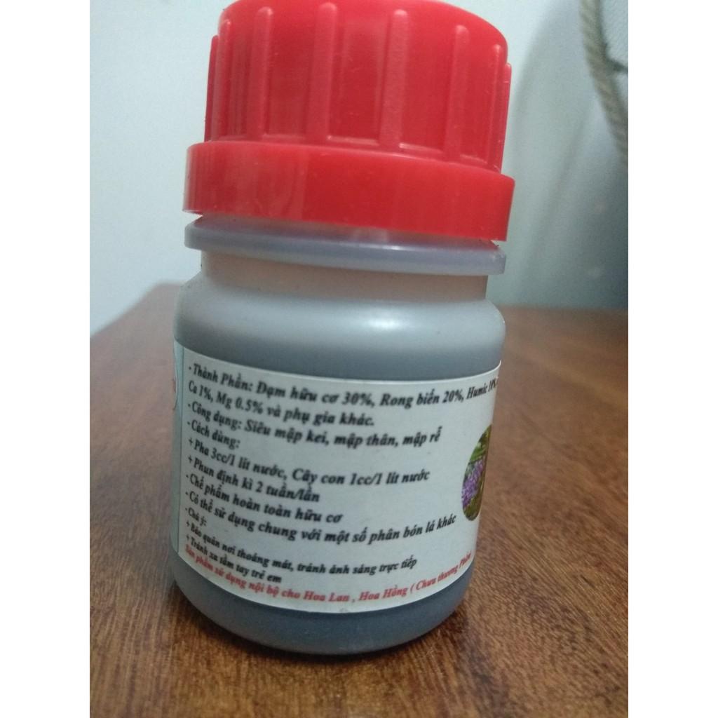 Chế phẩm hữu cơ siêu mập ki F1 cho hoa lan, hoa hồng- 50 ml