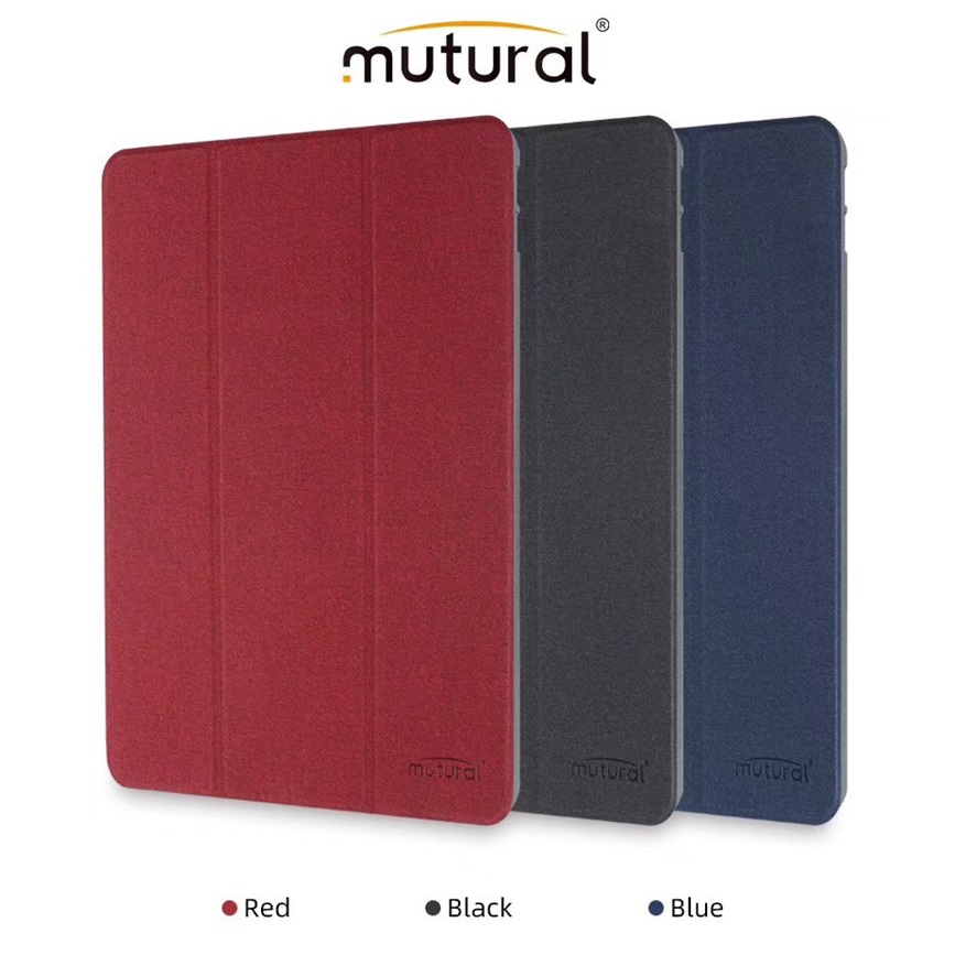 Bao da chính hãng MUTURAL cho iPad Pro 11 inch 2020 lưng dẻo silicon chống sốc, có khay chứa bút tiện lợi - Hàng chính hãng