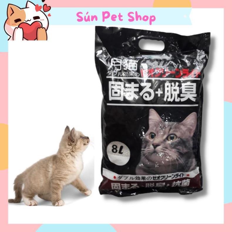 Cát vệ sinh cho mèo Moon Cat - Cát Nhật đen