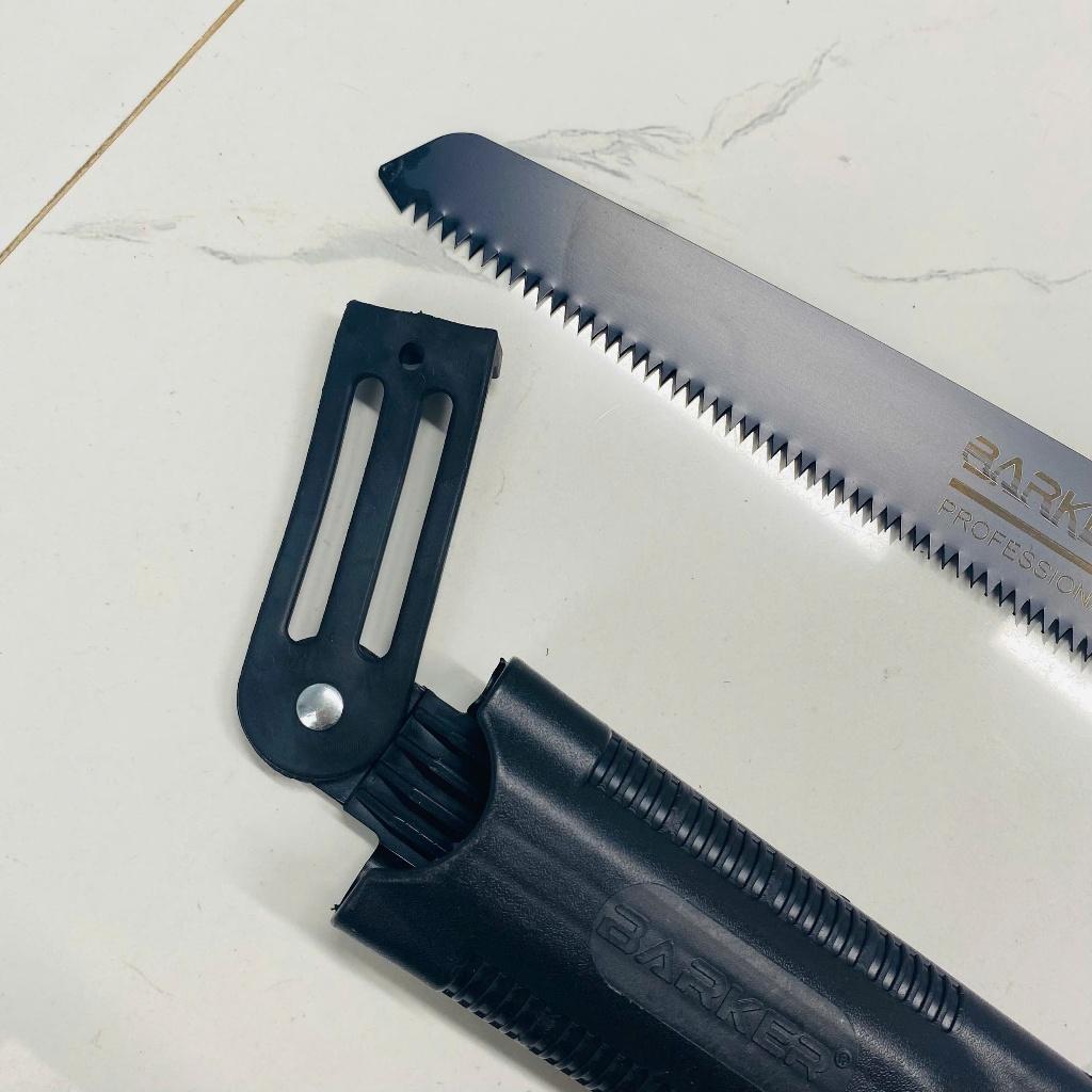 Cưa gỗ, cưa cành cầm tay cao cấp 350mm Barker có vỏ bao đựng cưa