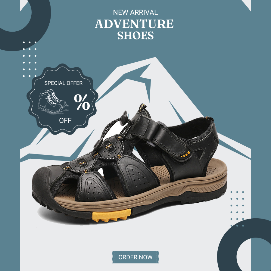 [MÃ ABO14] SANDAL TREKKING SIÊU BỀN BỈ THIẾT KẾ 2023