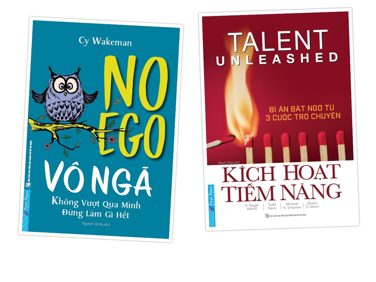 Sách - Combo No Ego - Vô Ngã + Kích Hoạt Tiềm Năng