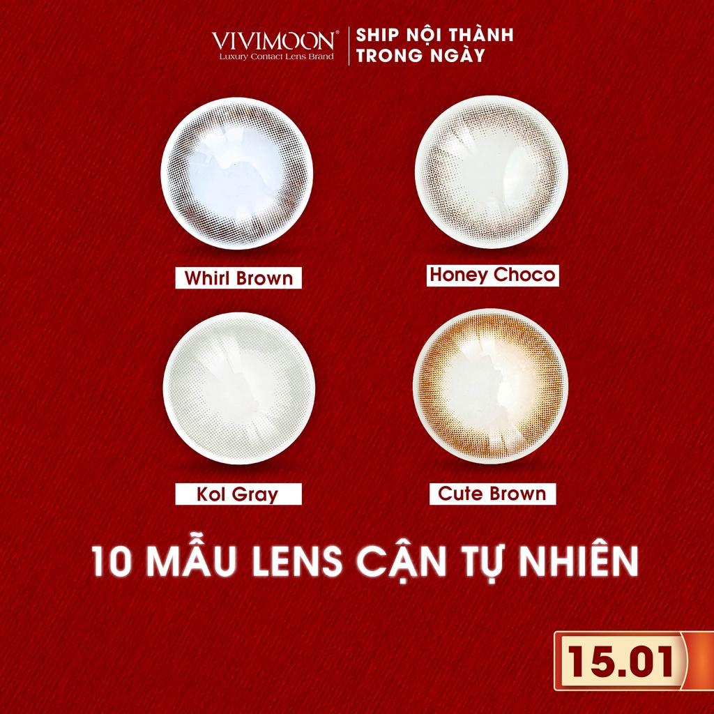 10 Mẫu Lens Cận Màu Tự Nhiên VIVMOON