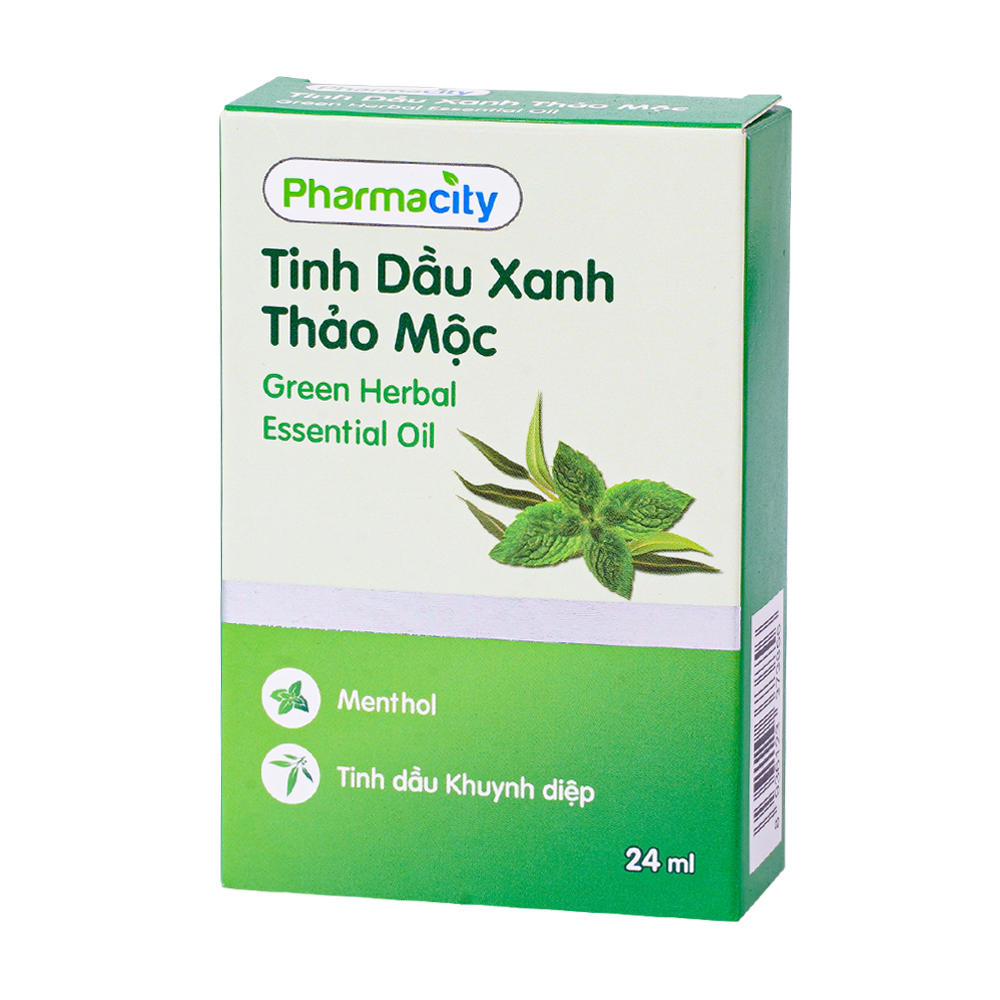 Tinh dầu xanh thảo mộc Pharmacity (Chai 24ml)