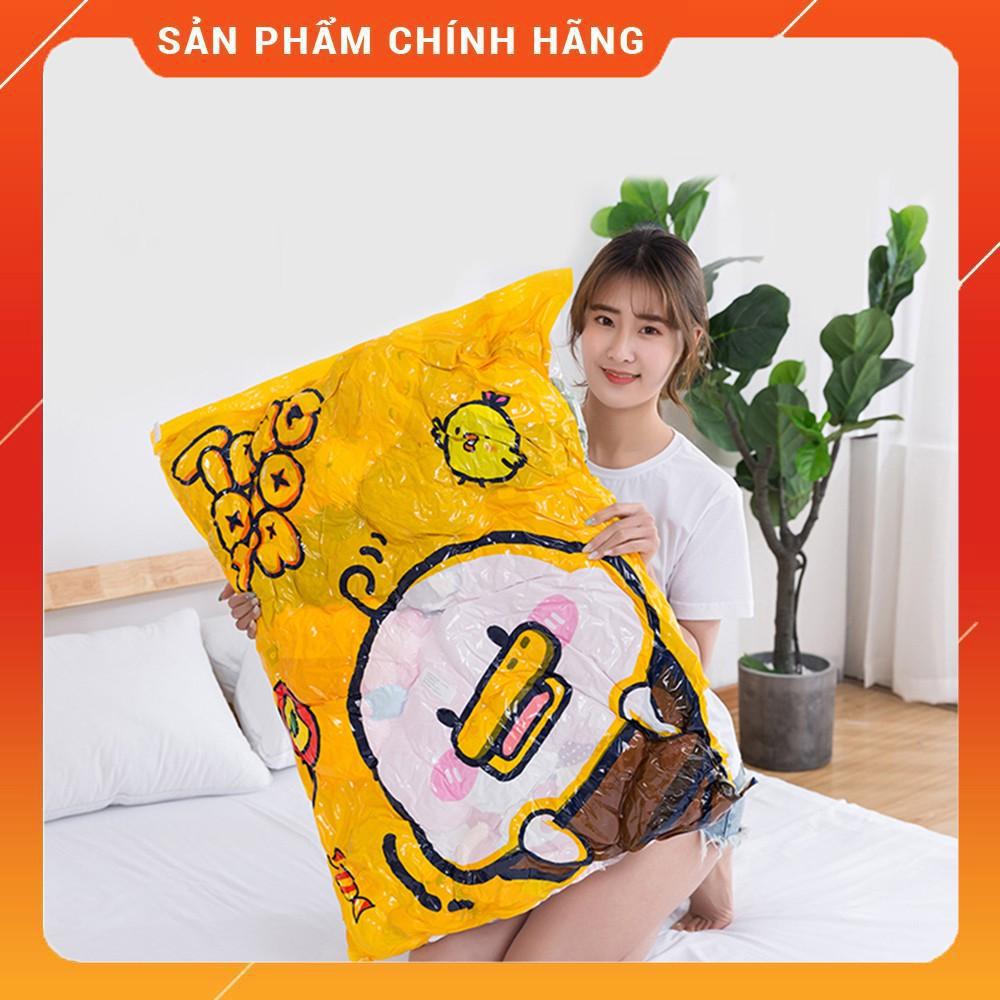 Túi Hút Chân Không - Máy Hút Chân Không Đựng Quần Áo, Chăn Màn Mền, Gọn Gàng, Chống Mốc - Hình Vịt TANGDAO