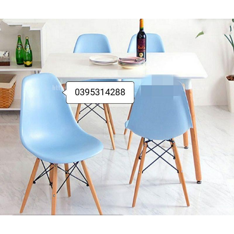Ghế nhựa cafe chân gỗ cao cấp loại 1