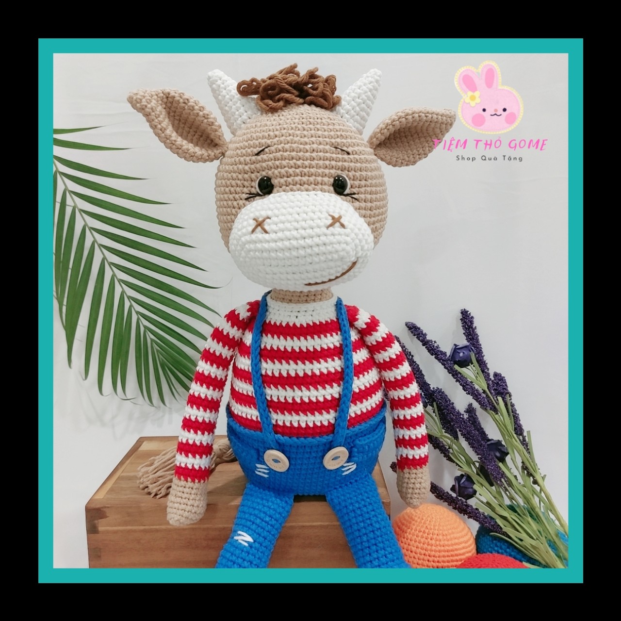 Thú len nhồi bông handmade, Trâu Willy