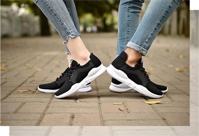 Giày Thể Thao Nam & Nữ Mẫu Mới Siêu Hot BAZAS SH68B599 Black