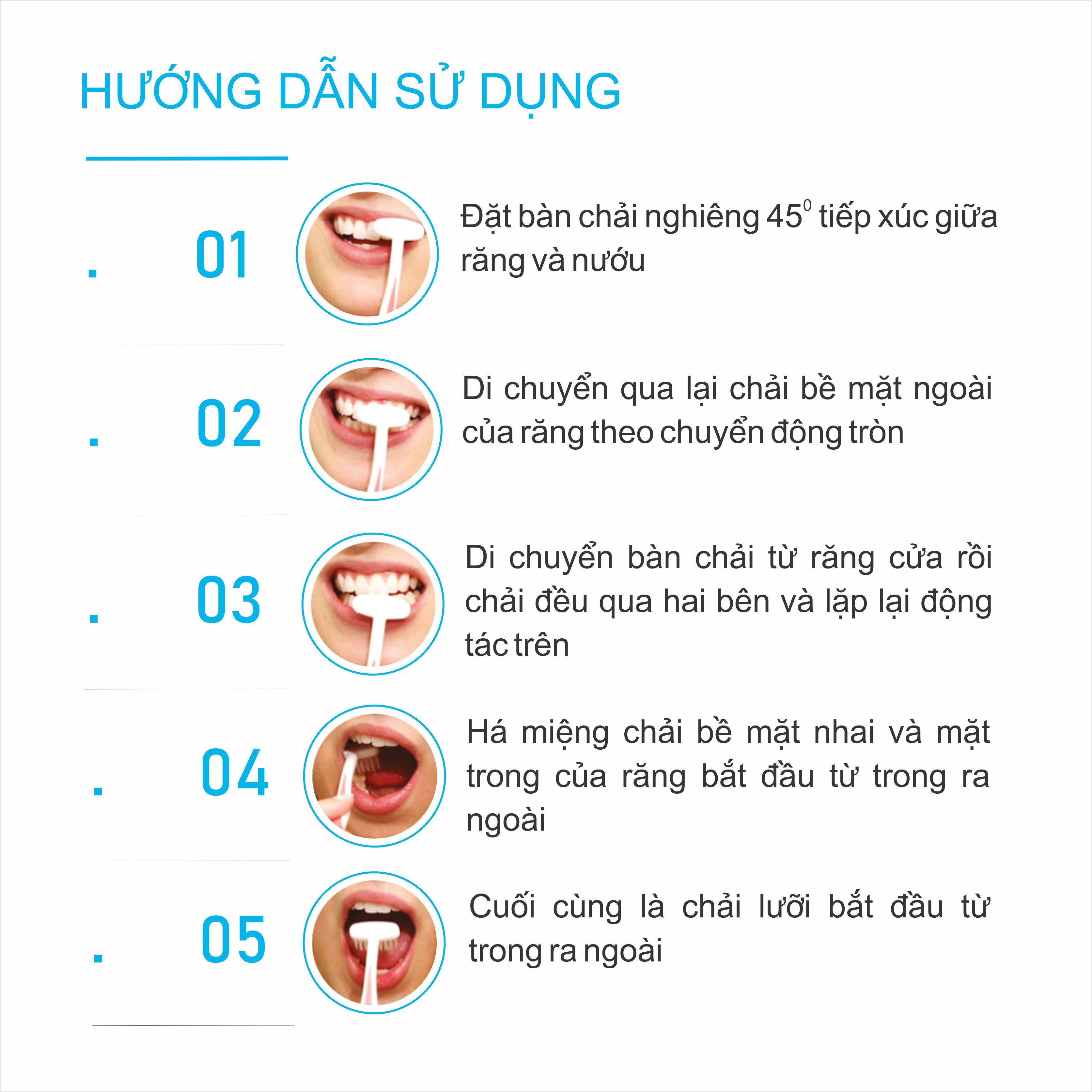 Bàn chải đánh răng more-T người lớn và trẻ em trên 6 tuổi