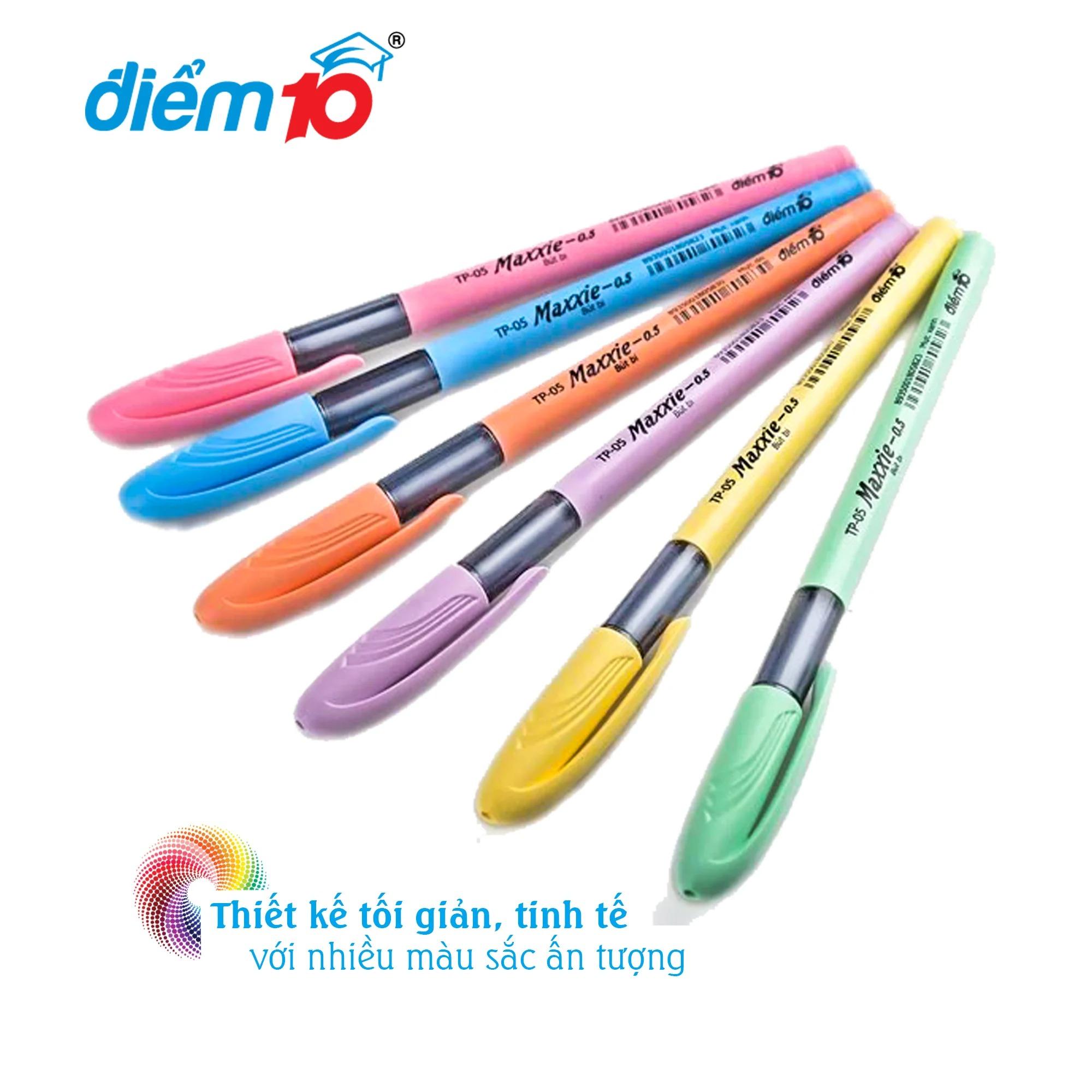 Bút Bi Maxxie TP-05 - Mực Xanh (Mẫu Màu Giao Ngẫu Nhiên)