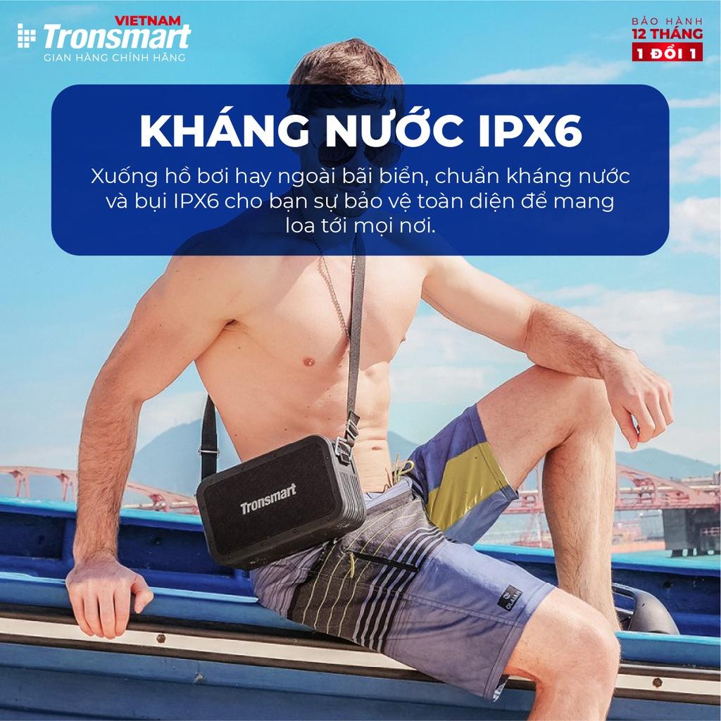 Loa Bluetooth 5.0 Tronsmart Force Max Công suất 80W, Chống thấm nước IPX6 - Thời gian 13 giờ chơi nhạc - Hàng chính hãng