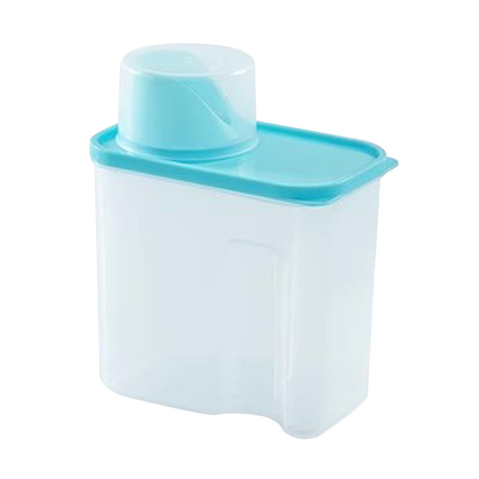 Washing Powder Containers Clear Laundry Powder Storage Box for Closet Cabinet
