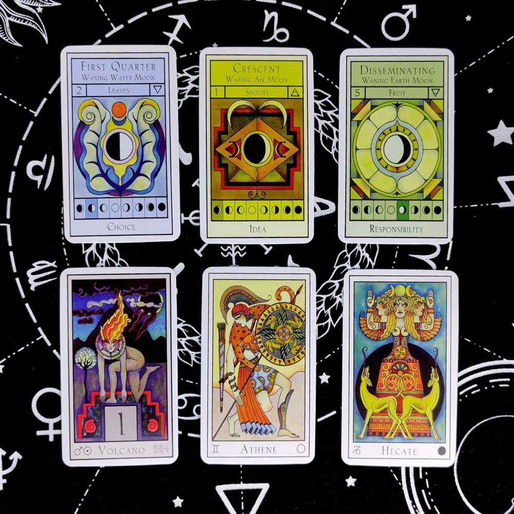 Bộ Bài Moon Oracle 72 Lá Bài Đá Thanh Tẩy