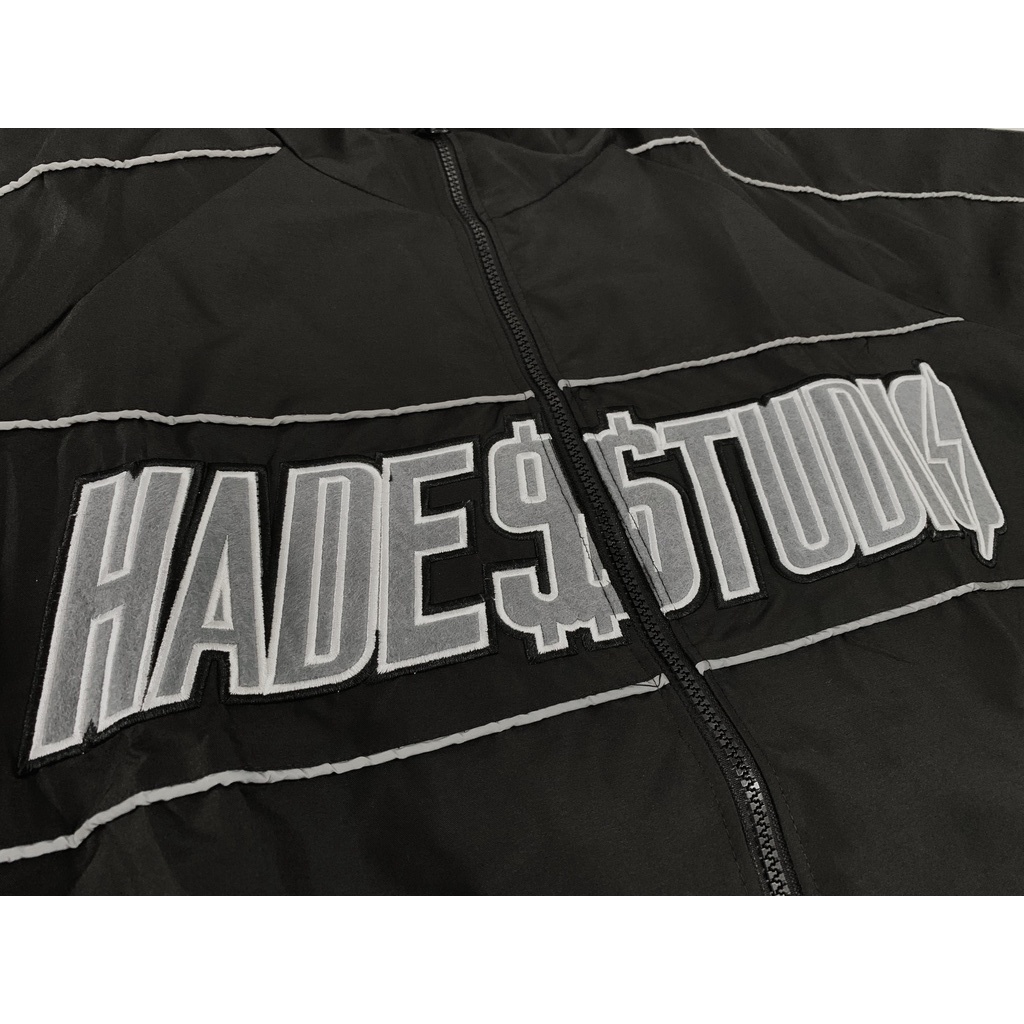 Áo khoác dù local brand unisex mẫu HADES THÊU PHẢN QUANG unisex form rộng - Gin Store