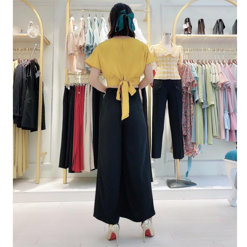 Quần Culottes Ống rộng cạp cao BY AGUST DESIGN