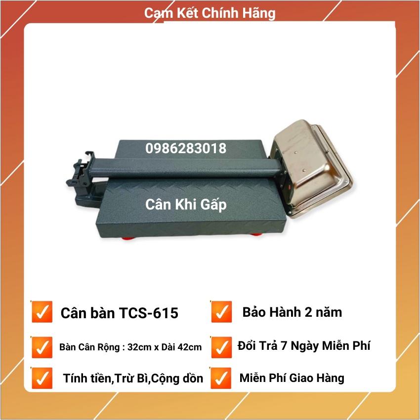 Cân điện tử cân bàn TCS - 615 ( 100KG &amp;amp; 150KG ) dùng cho cân hàng hóa kho bãi