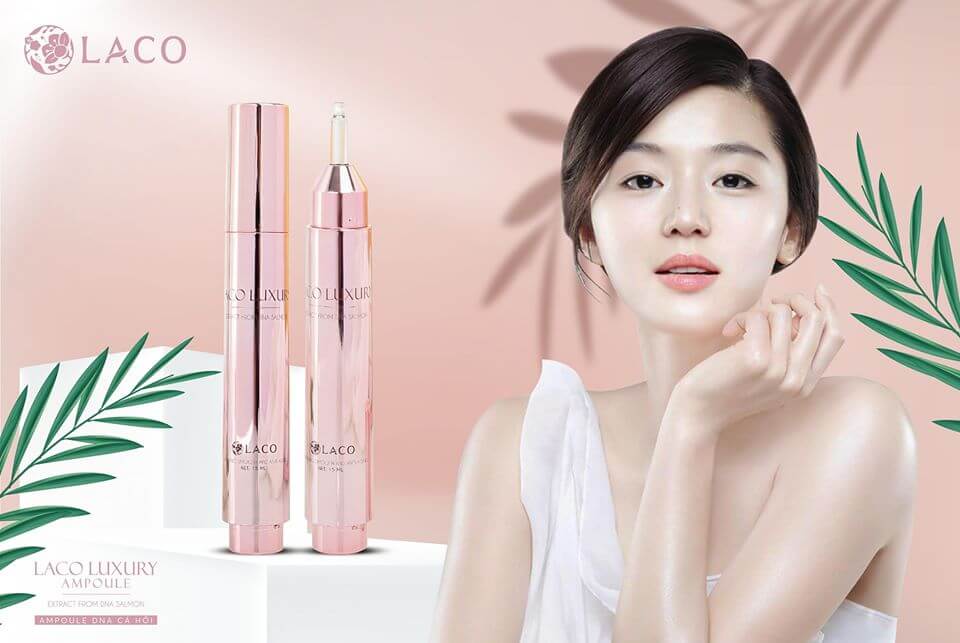 Dưỡng Da Ban Đêm Laco Luxury - Serum Ampoule DNA cá hồi