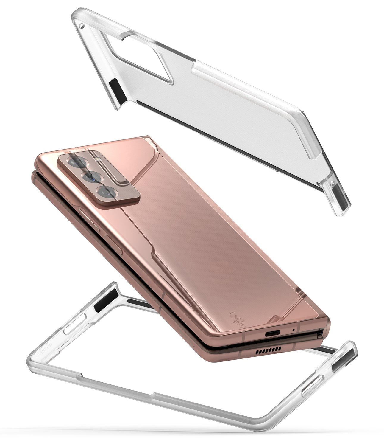 Ốp lưng cho Z Fold 2 chống sốc Ringke Fusion chính hãng Korea - hàng nhập khẩu