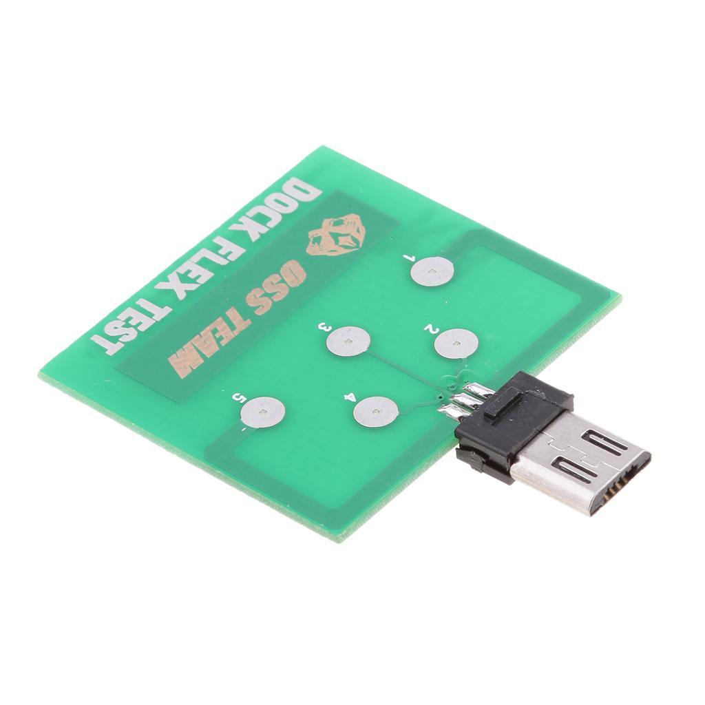 2 X Micro USB 5 Pin PCB Board for Android Mobile Phones U2 IC / USB Battery Power Charging Dock Flex Test