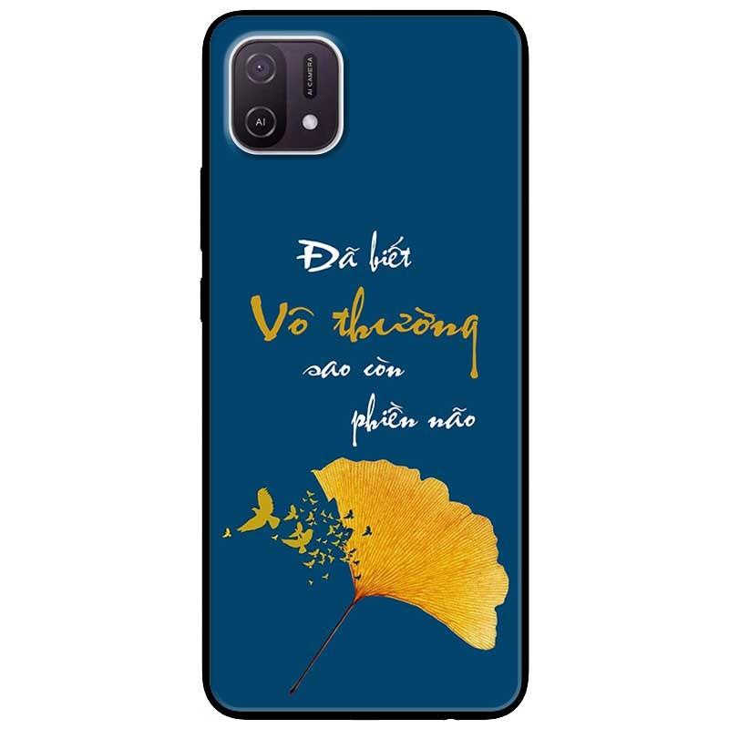 Ốp lưng dành cho Oppo A16K - Oppo A36 / A76 - Oppo Reno 7z 5G mẫu Chiếc Lá Thường