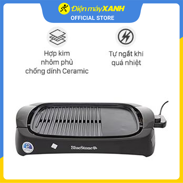 Vỉ Nướng Điện Bluestone EGB-7411 (2000W) - Hàng Chính Hãng