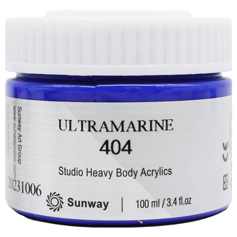Tuýp Màu Vẽ Acrylic 100 ml - Sunway No.404 - Ultramarine