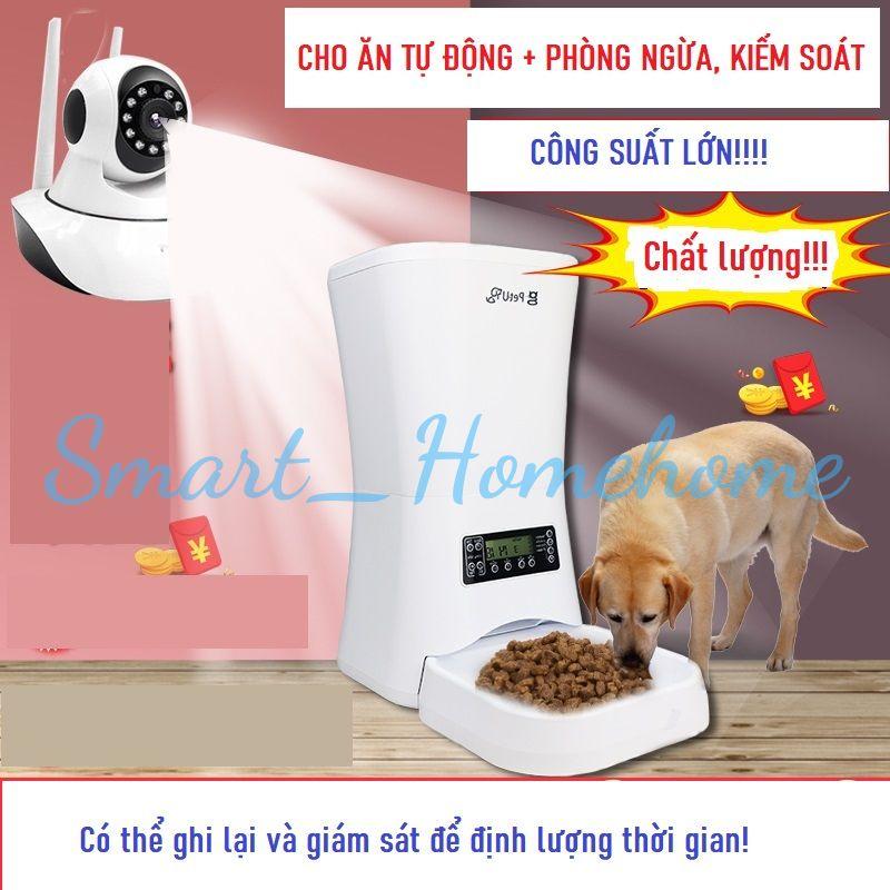 gd460 Máy cho mèo chó ăn tự động 11L, máy ăn tự động chó mèo thú cưng chăm sóc pet