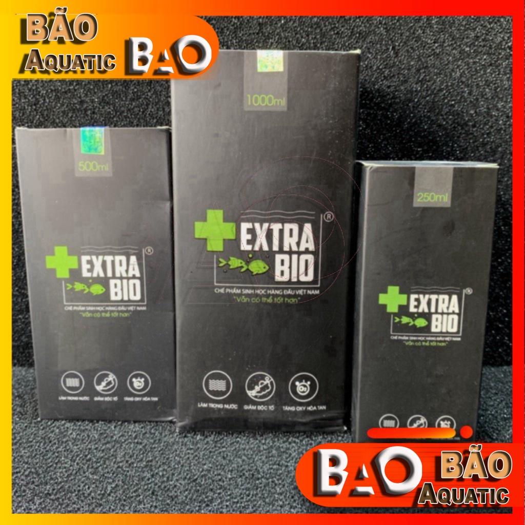 EXTRA BIO CHAI 250ML- Vi sinh giúp làm trong nước, khử tanh hôi bể cá, hồ cá cảnh