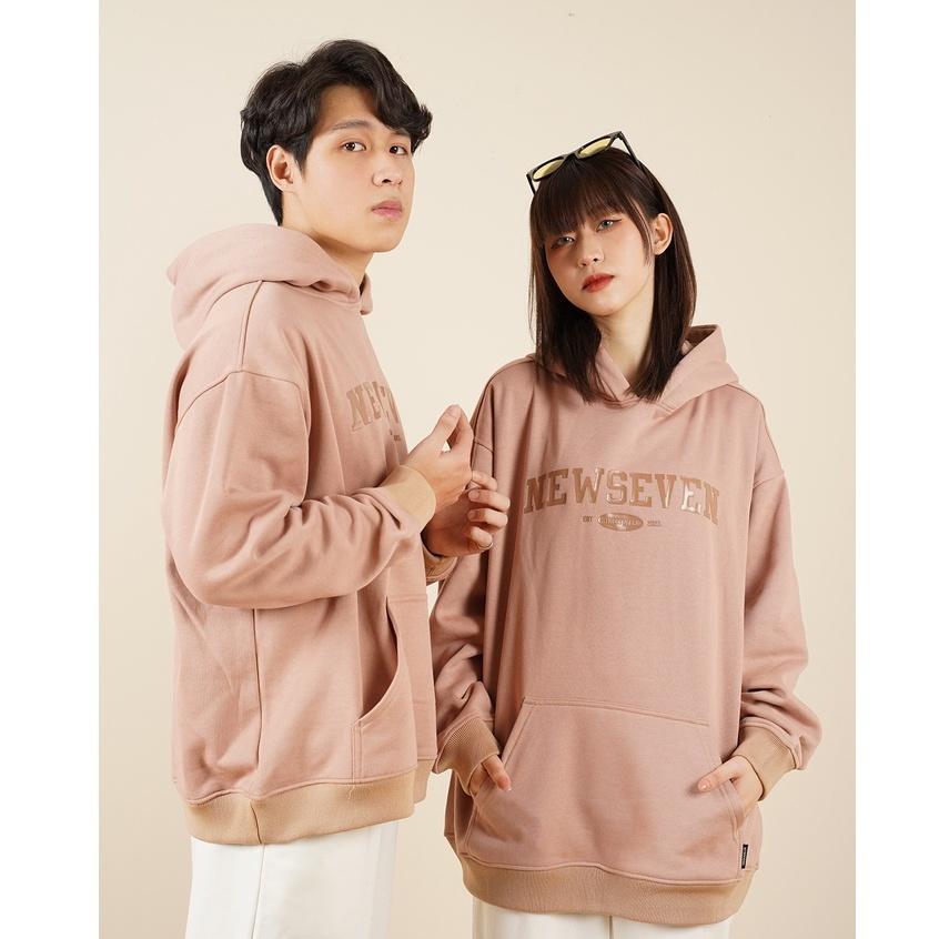 Áo hoodie nỉ bông N7 NEWSEVEN basic nam nữ form rộng thu đông Local Brand