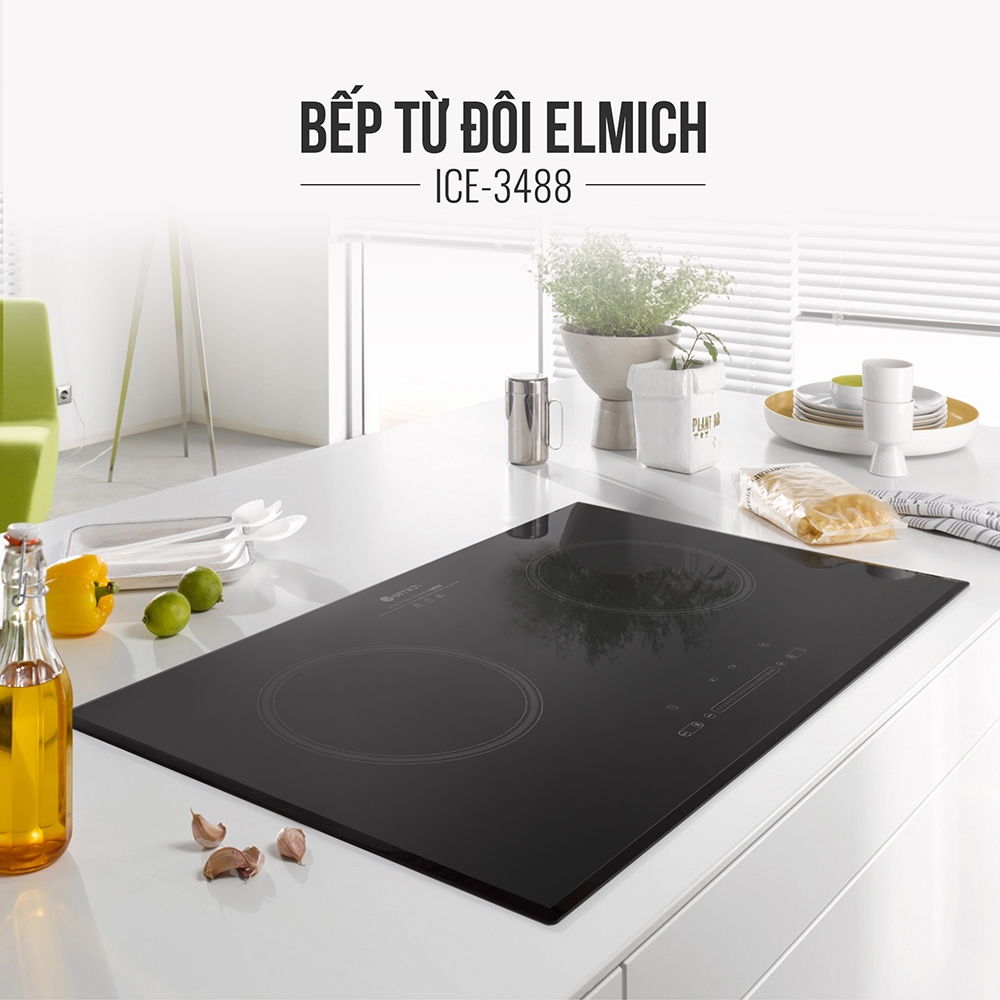 BẾP TỪ ĐÔI ELMICH ICE-3488 - Hàng Chính Hãng
