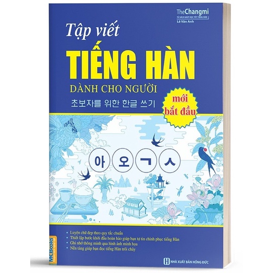 Combo Tự Học Tiếng Hàn Cho Người Mới Bắt Đầu Và Tập Viết Tiếng Hàn