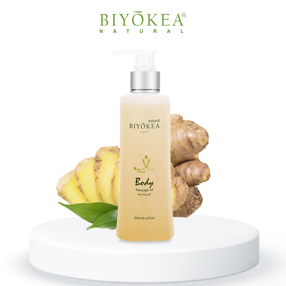 Dầu Massage Body Biyokea - Farming B7 (Làm nóng) - 200ml
