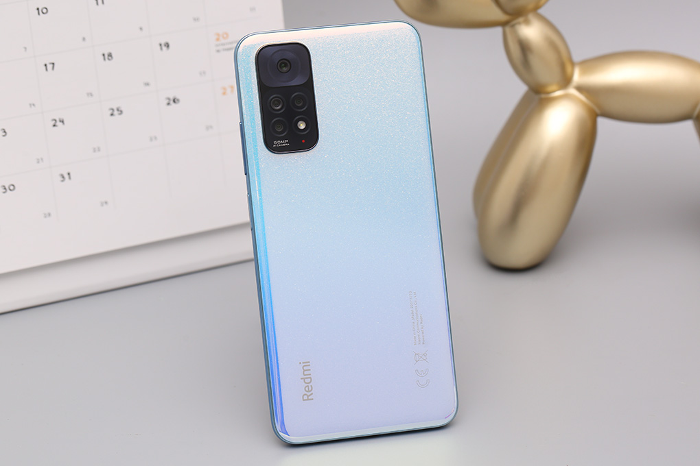 Điện thoại Xiaomi Redmi Note 11 (4GB/64GB) - Xanh dương nhạt - Hàng chính hãng