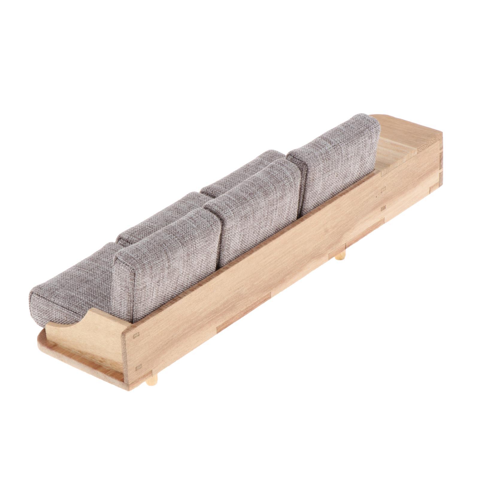 Dollhouse Living Room Furniture 1:12 Sofa Cabinet for Doll House Accessories